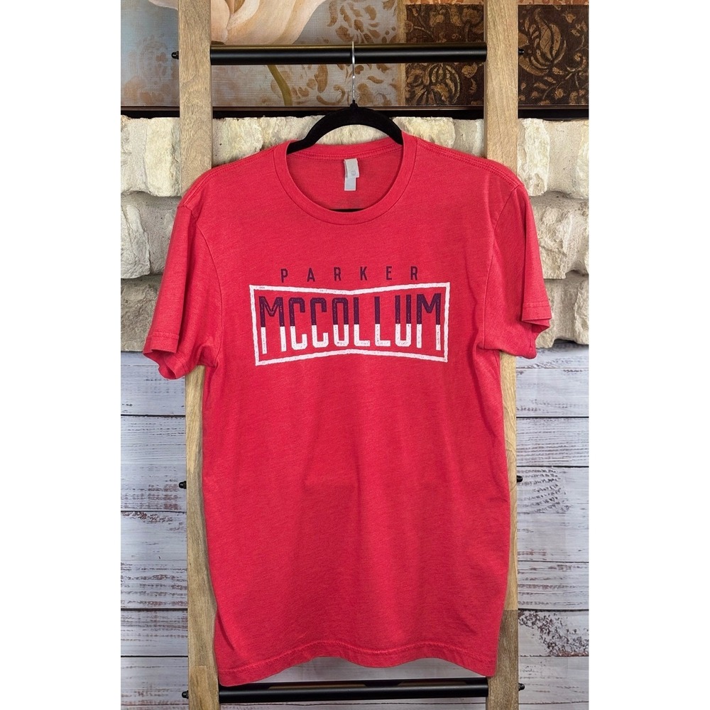 Parker McCollum Graphic T-Shirt Red Heathered Country Music Concert Tee Small